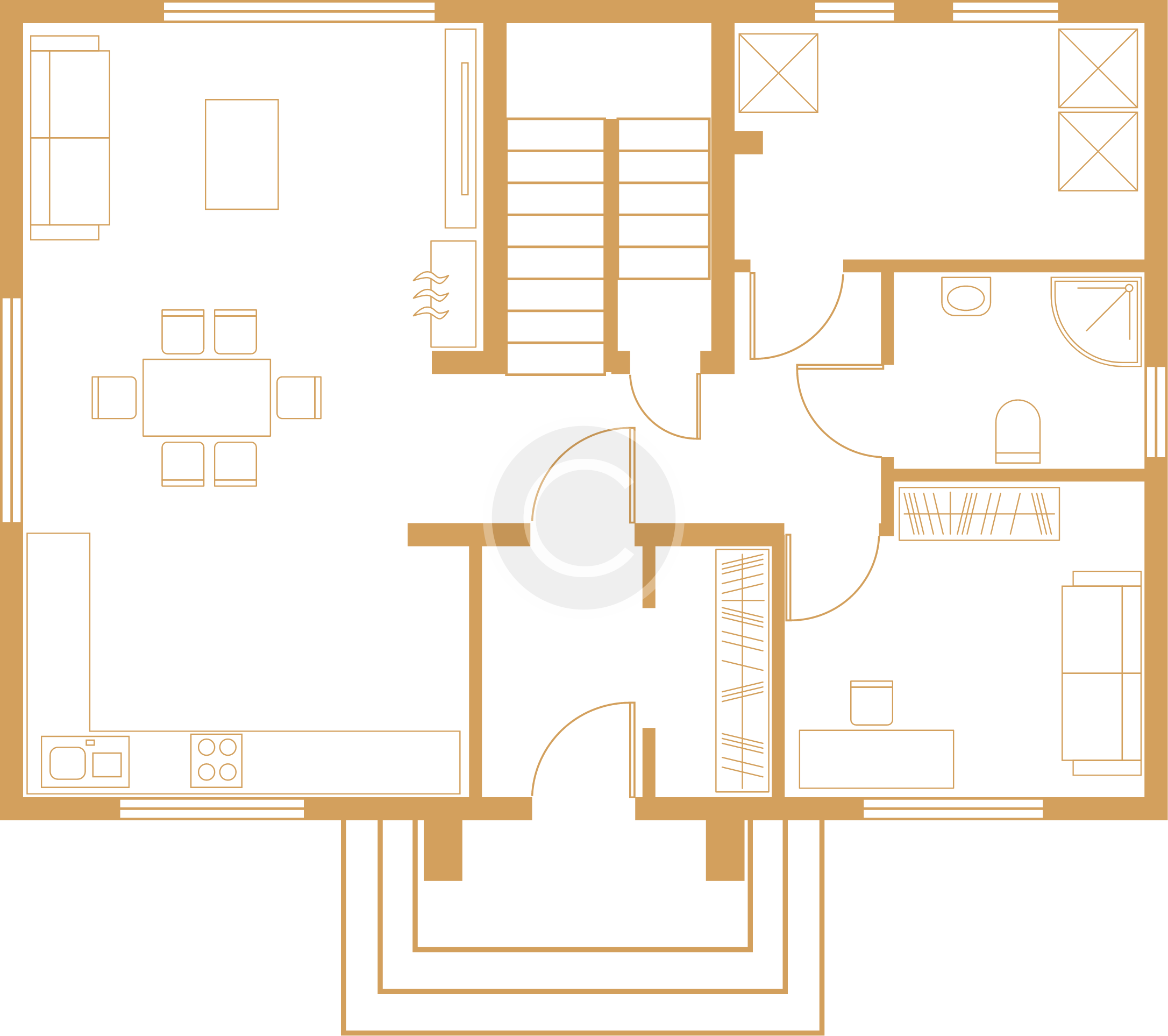 3 quartos / 1 banheiro