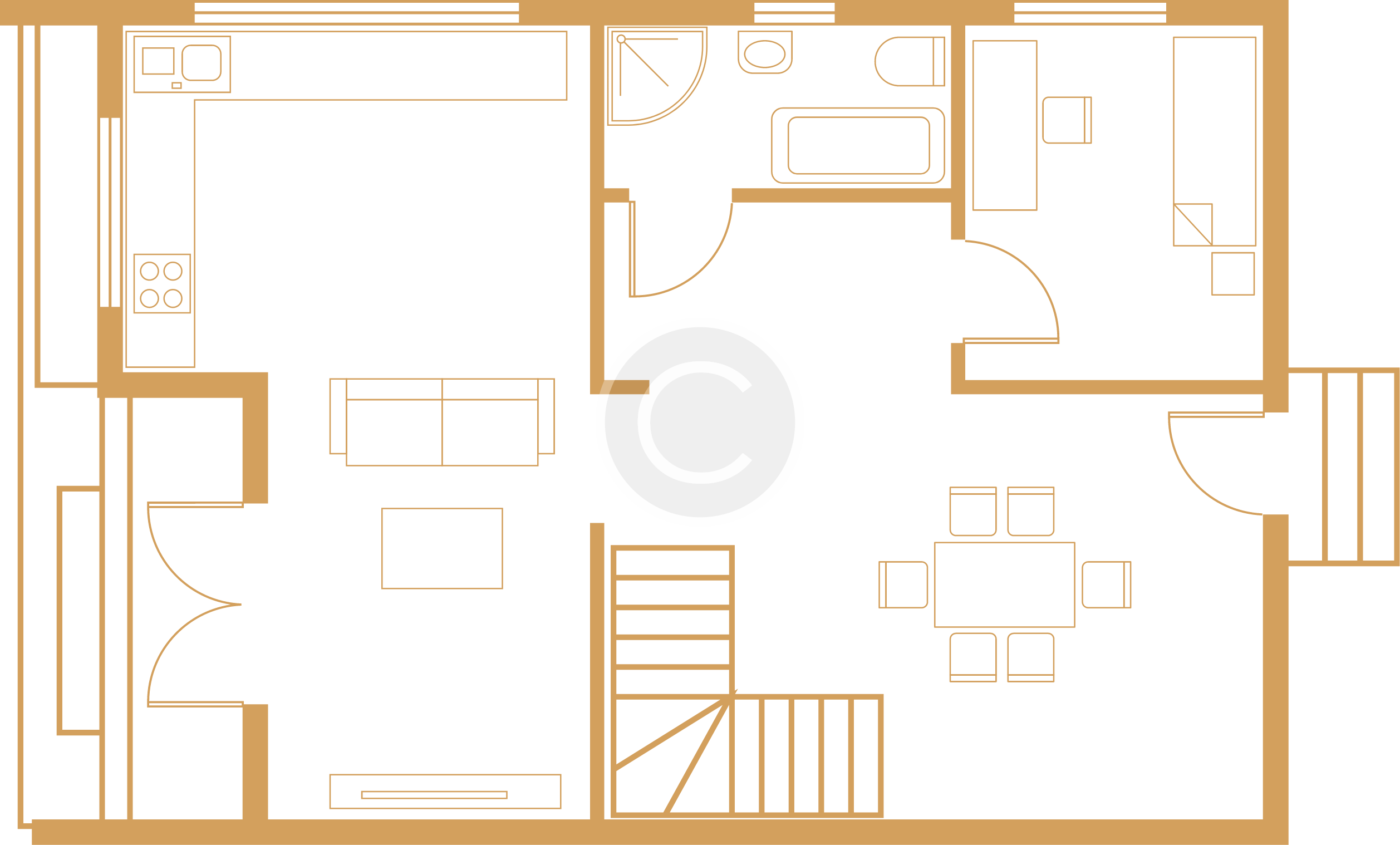 1 quarto / 1 banheiro