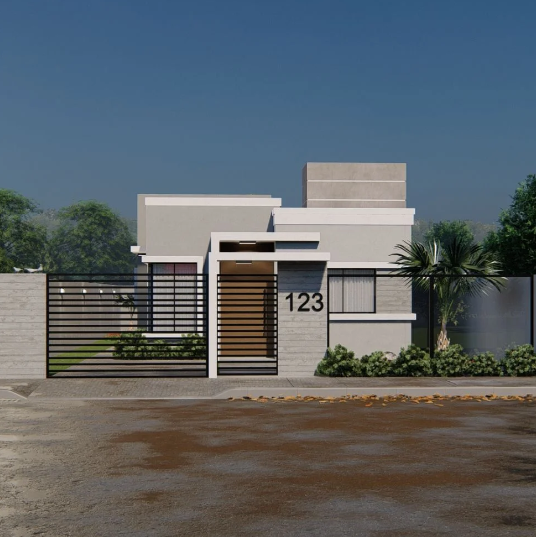 Projeto Casa Moderna 60m²